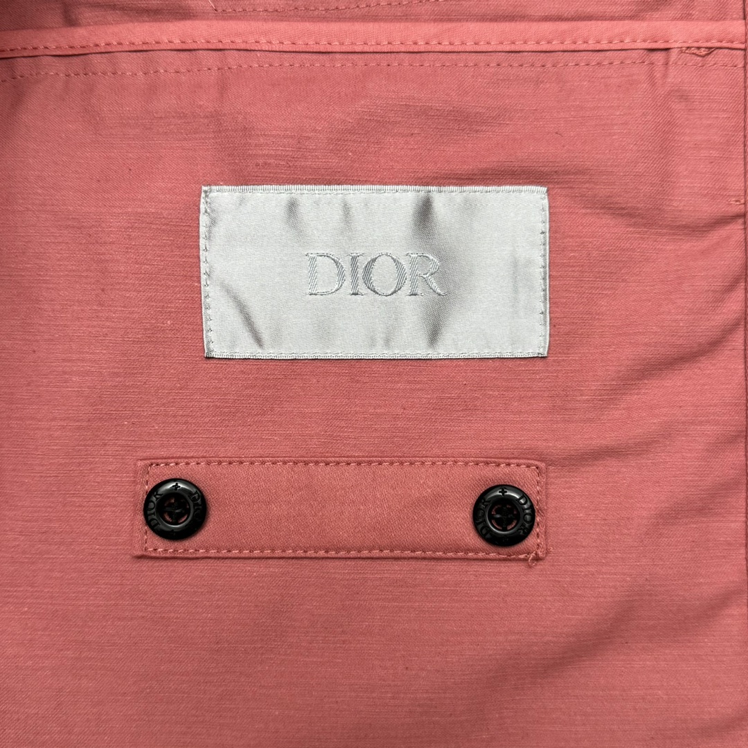 ストーン アイランド シャツ ジャケット激安通販 無袖 Dior*STONEISLANコラボ ベスト ジレ 綿 オレンジ色_8