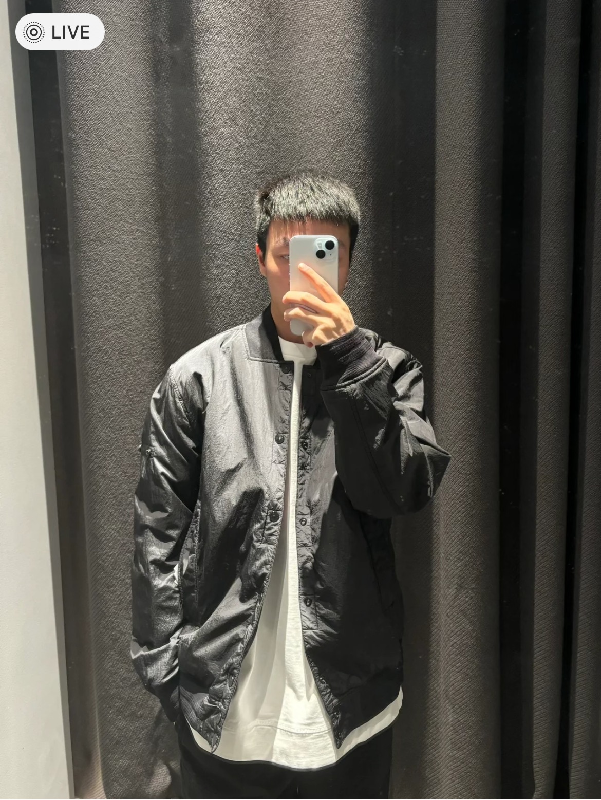 stone island アイス ジャケットスーパーコピー トップス アウター 厚い 保温 品質保証 ブラック_5