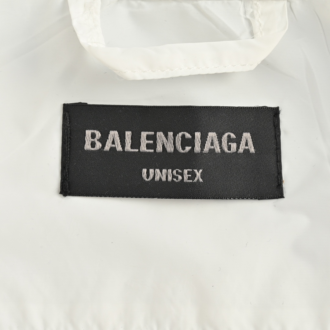 balenciaga シャツジャケットコピー アウター トップス 運動 防風 ハイネック 華やかな雰囲気 男女兼用 ホワイト_12