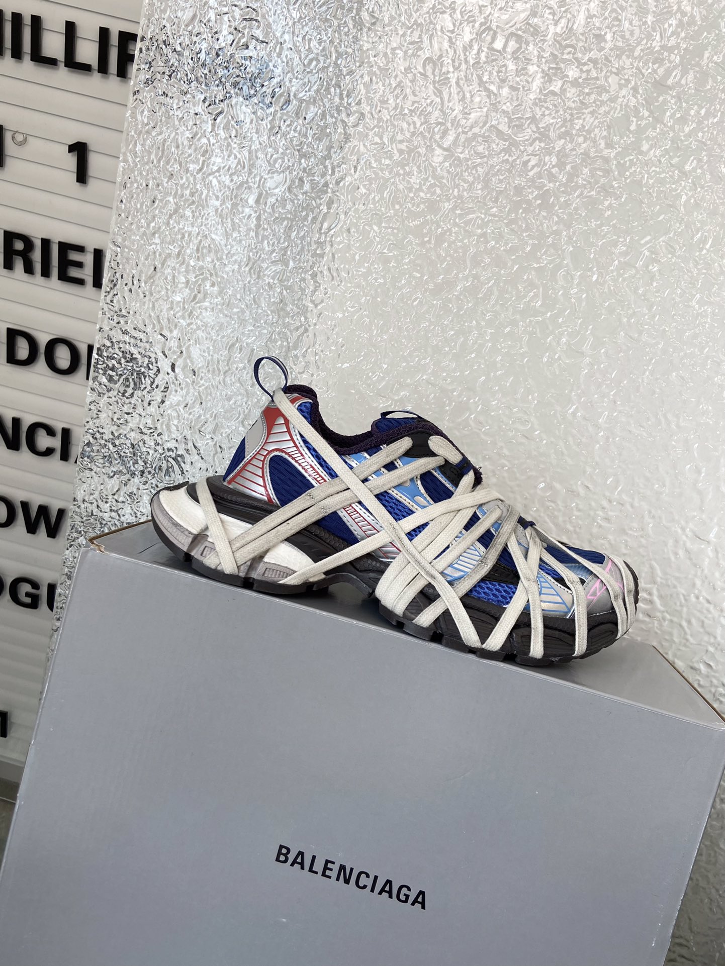 balenciaga スニーカー トリプル sコピー シューズ ゴム底 カップル 軽量 カジュアル グレイ_5