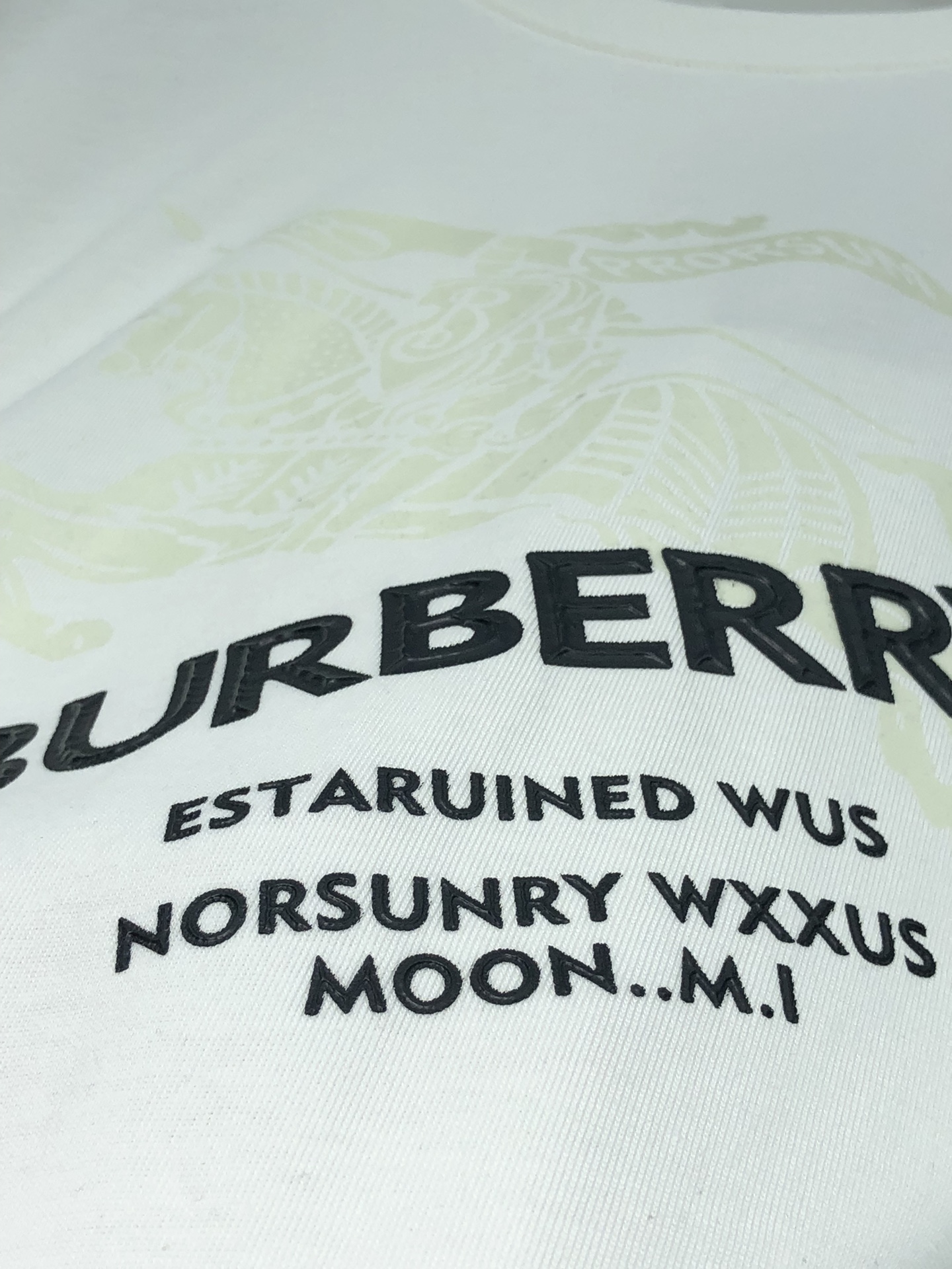 supreme burberry t シャツスーパーコピー 半袖 純綿 トップス カップル ゆったり 青春 柔らかい ホワイト_6