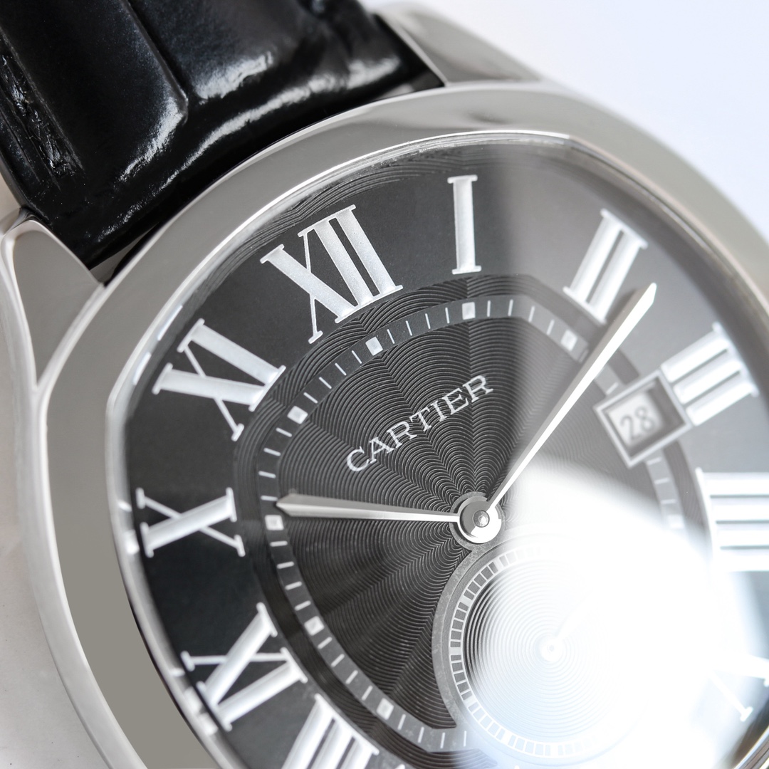 GS新品 カルティエ腕時計激安通販 防水 Drive de Cartier 男性 ビジネス ファッション ブラック_5