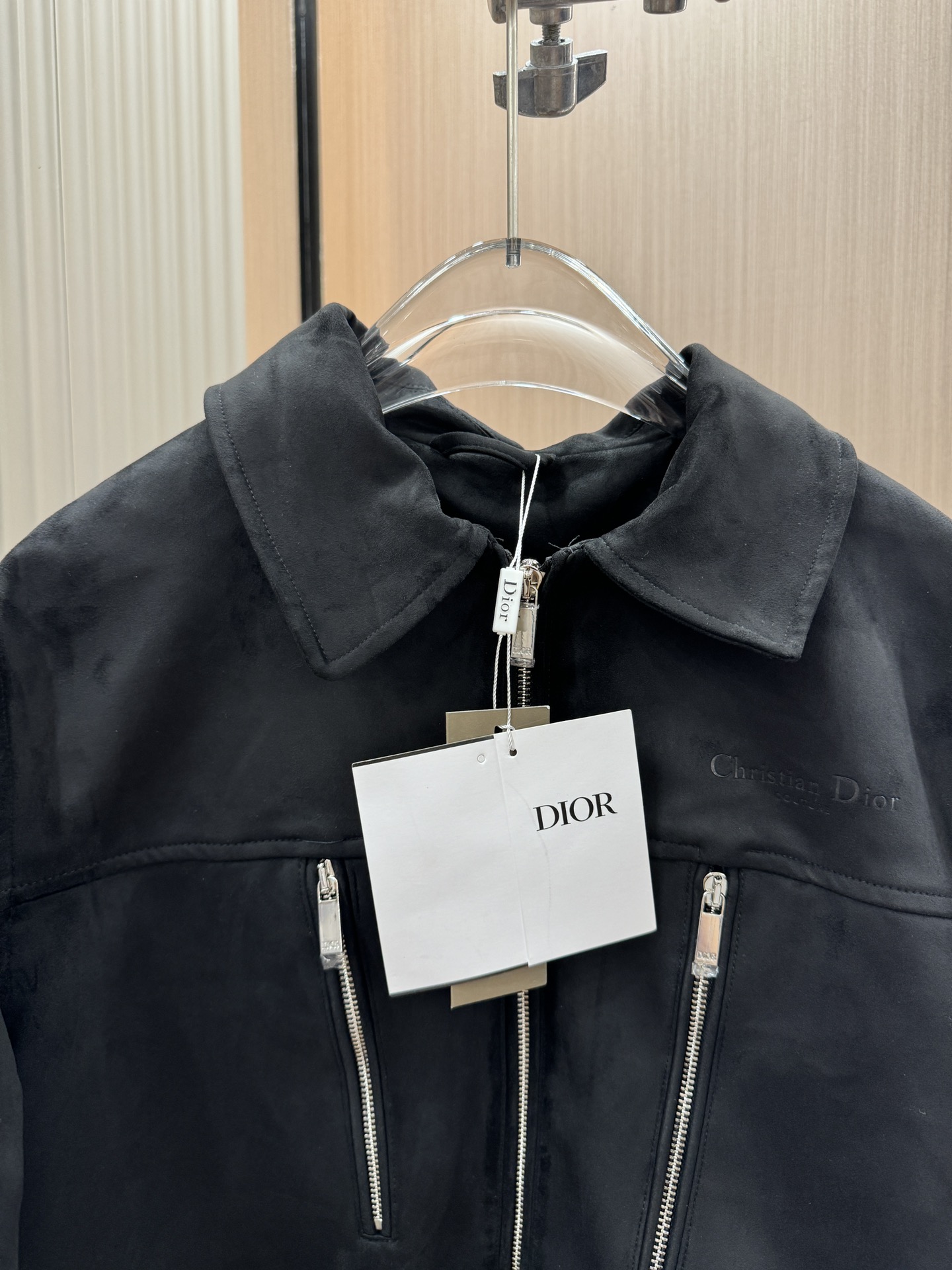 秋冬服 ディオールの服スーパーコピー ジャケット トップス アウター 柔軟 襟 シンプル ブラック_7