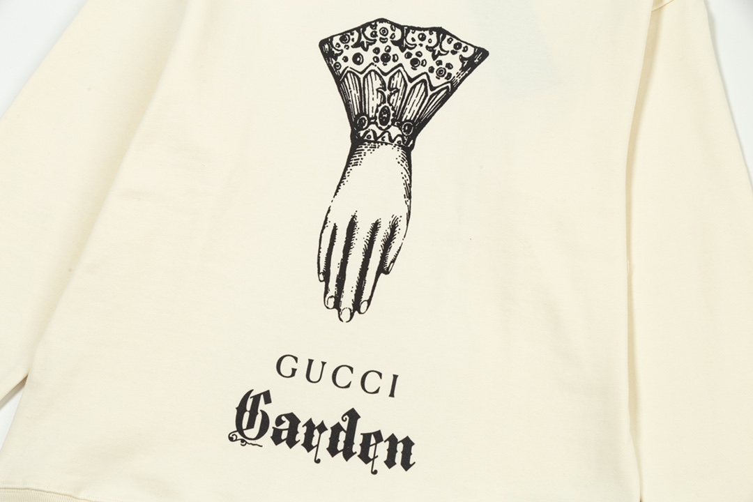 グッチパーカー 志尊淳激安通販 トップス雰囲気  gucci*balenciagaコラボ  純綿 品質保証 ホワイト_4