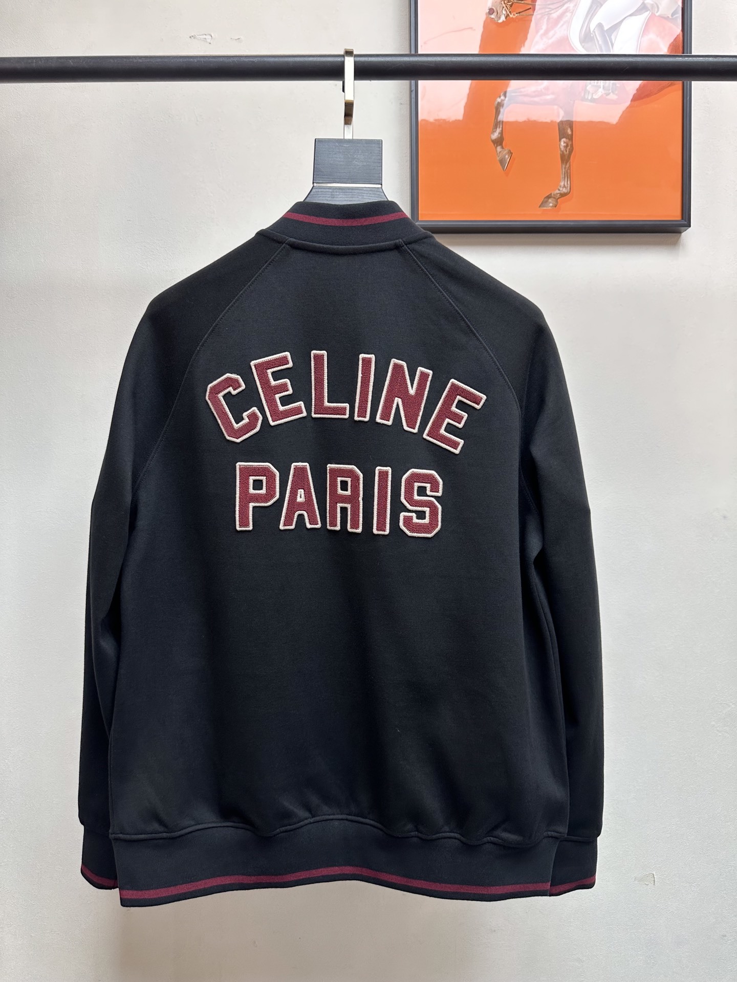 celine ジャンパーコピー ジャケット トップス アウター 柔軟 野球服 スポーツ ハンサム ブラック_7