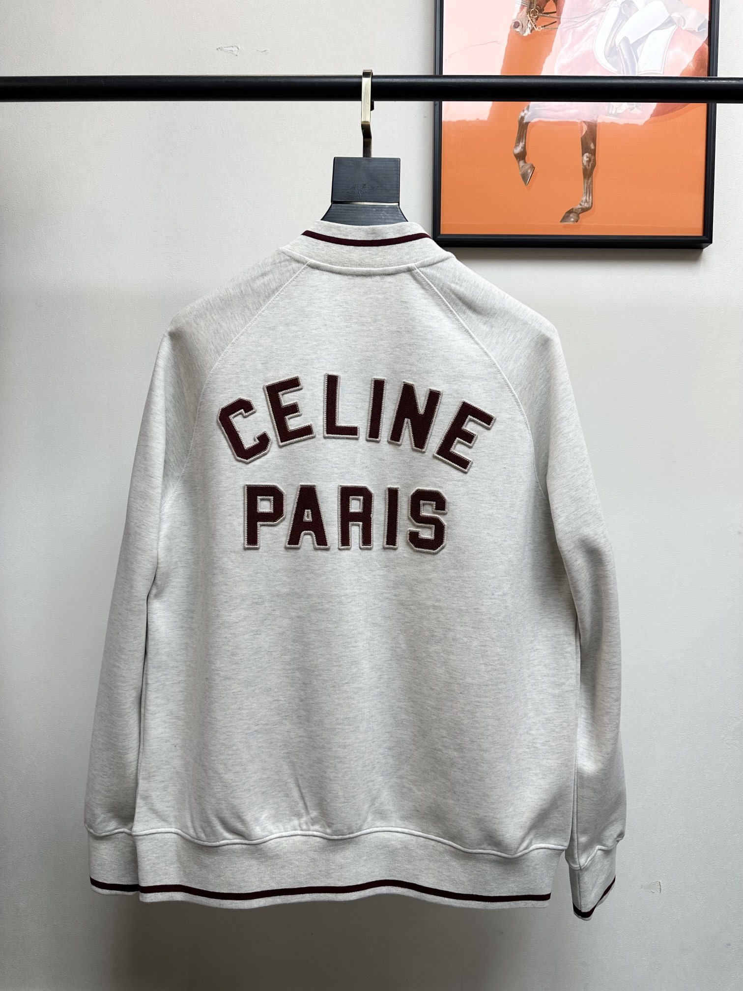 celine トレンチ コート メンズスーパーコピー ジャケット トップス アウター 柔軟 野球服 スポーツ ハンサム ホワイト_5