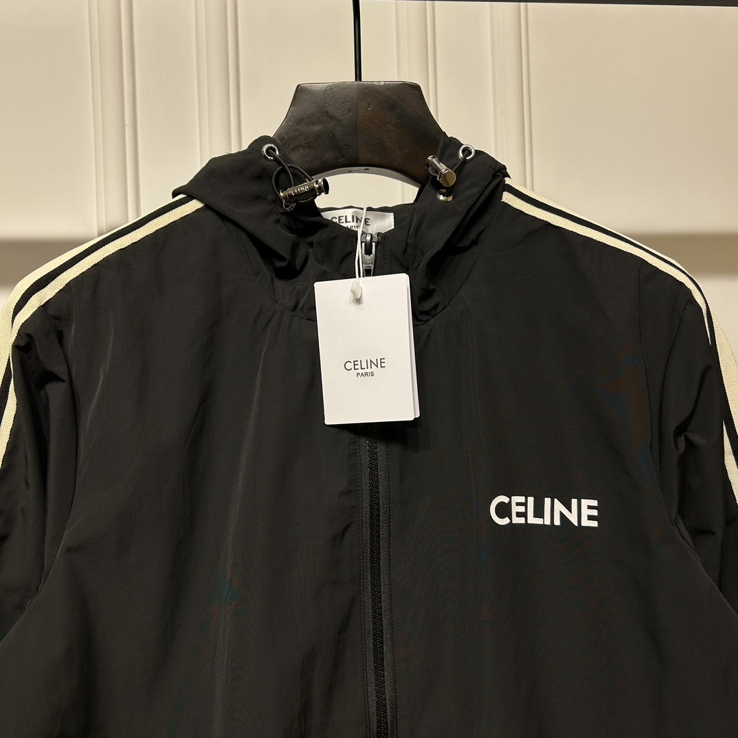 爆買い celine ボア ジャケット偽物 トップス アウター 柔軟 フード付き スポーツ ファッション 2色可選_9