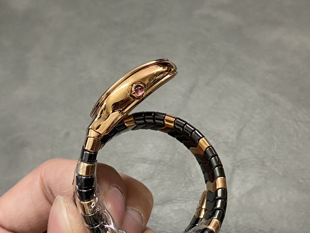 ブルガリ腕時計 買取コピー ウォッチ SERPENTI 蛇形 レディース 品質保証 ファッション ブラック_3