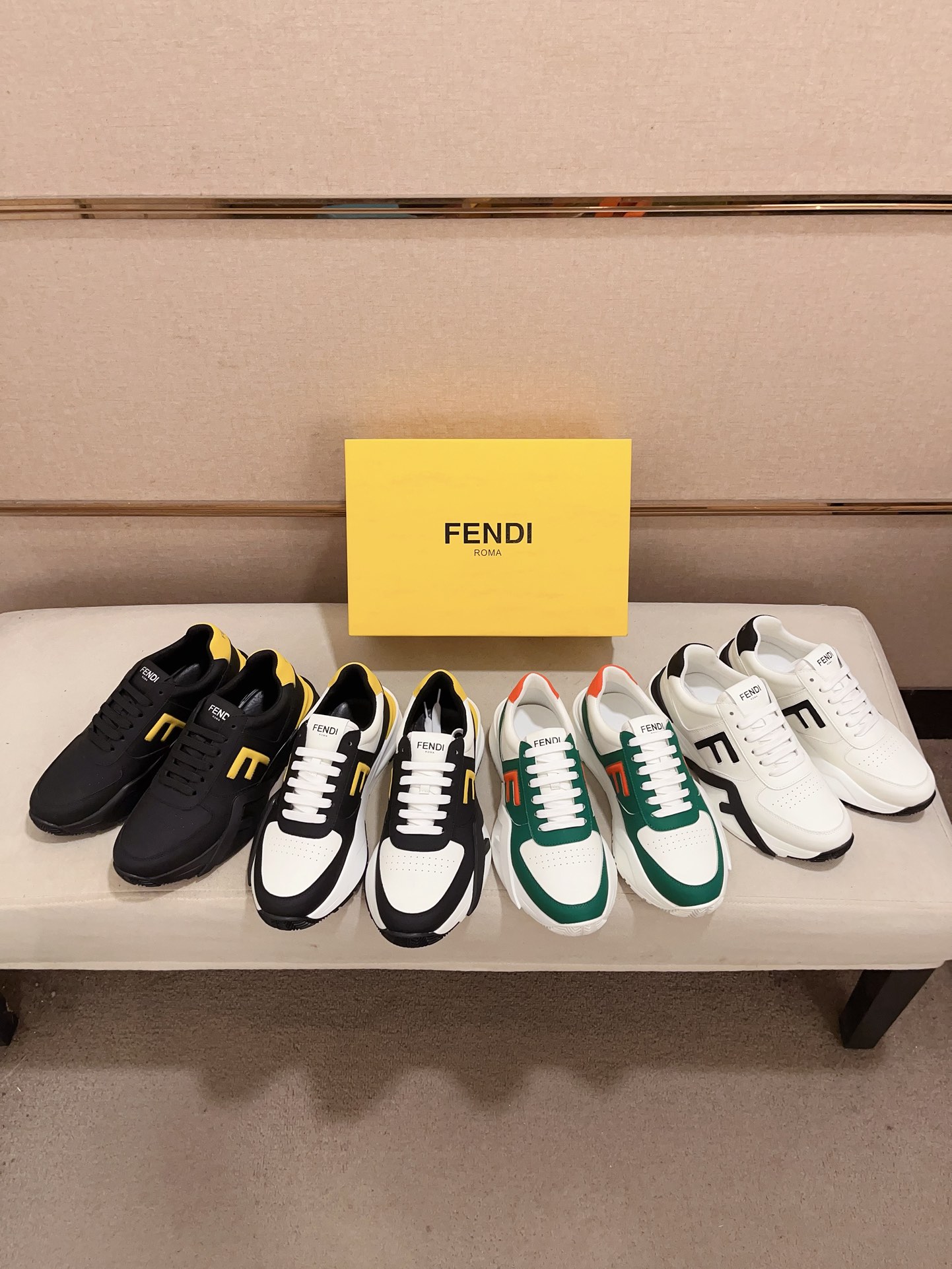 fendi ソックススニーカースーパーコピー 男性 カジュアル シューズ ゴム底 ランニング ブラック_9