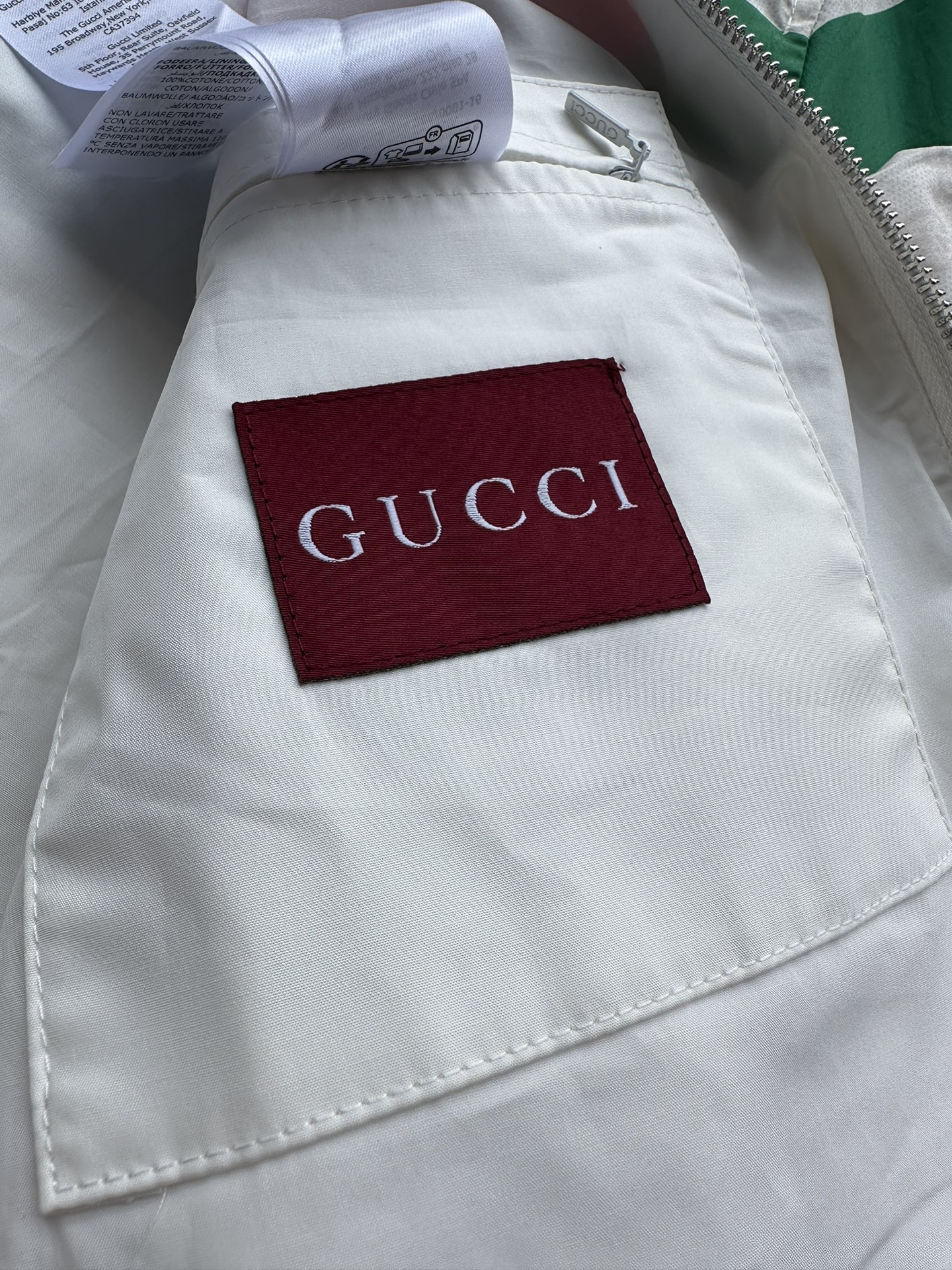 メンズ gucci アウターＮ級品 運動 軽量 トップス ジャケット ゆったり ナイロン ホワイト_5