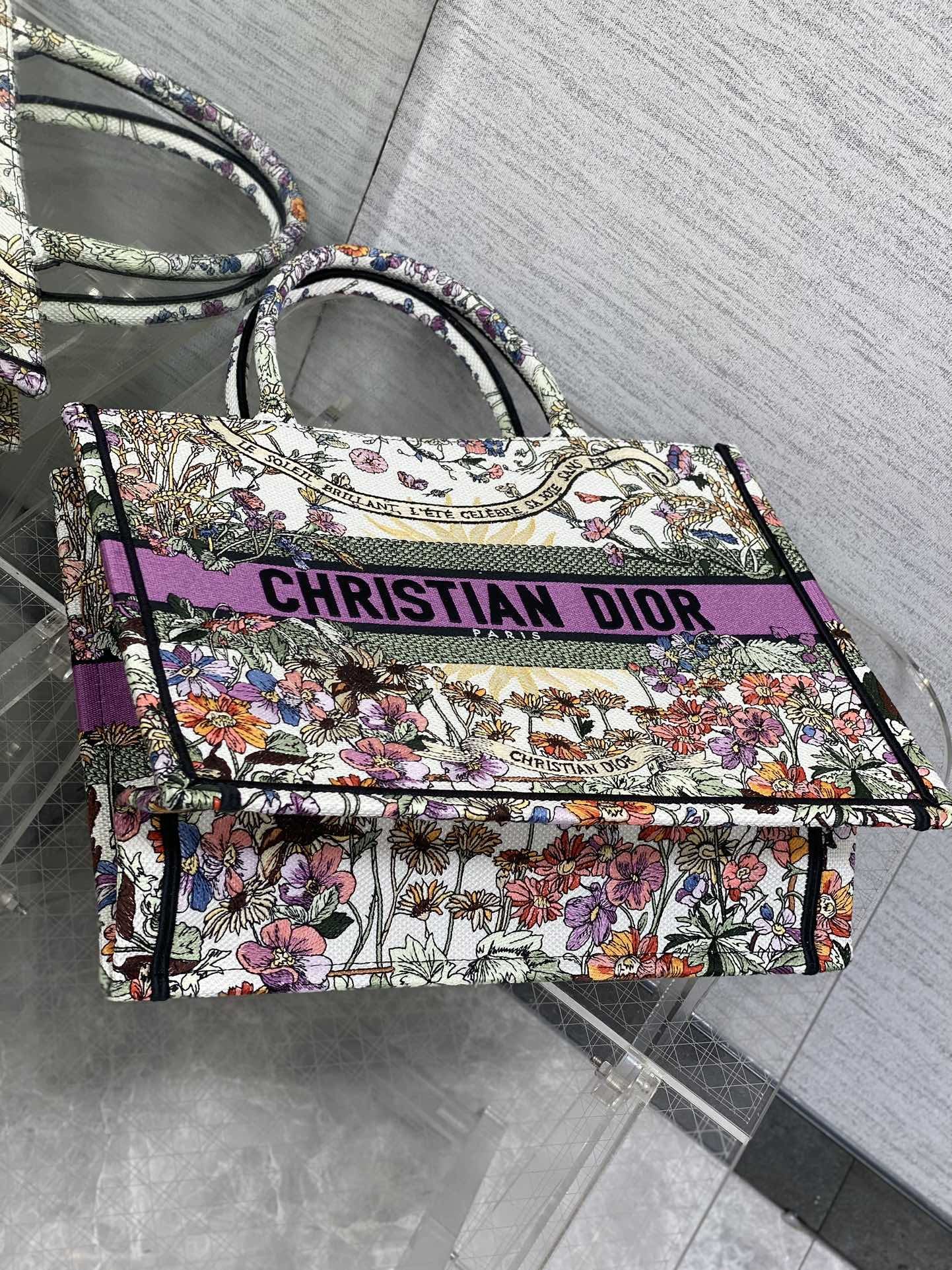 dior バッグ レディ激安通販 ハンドバッグ 斜め掛け 優雅 女性 プリント カラフル パープル_7