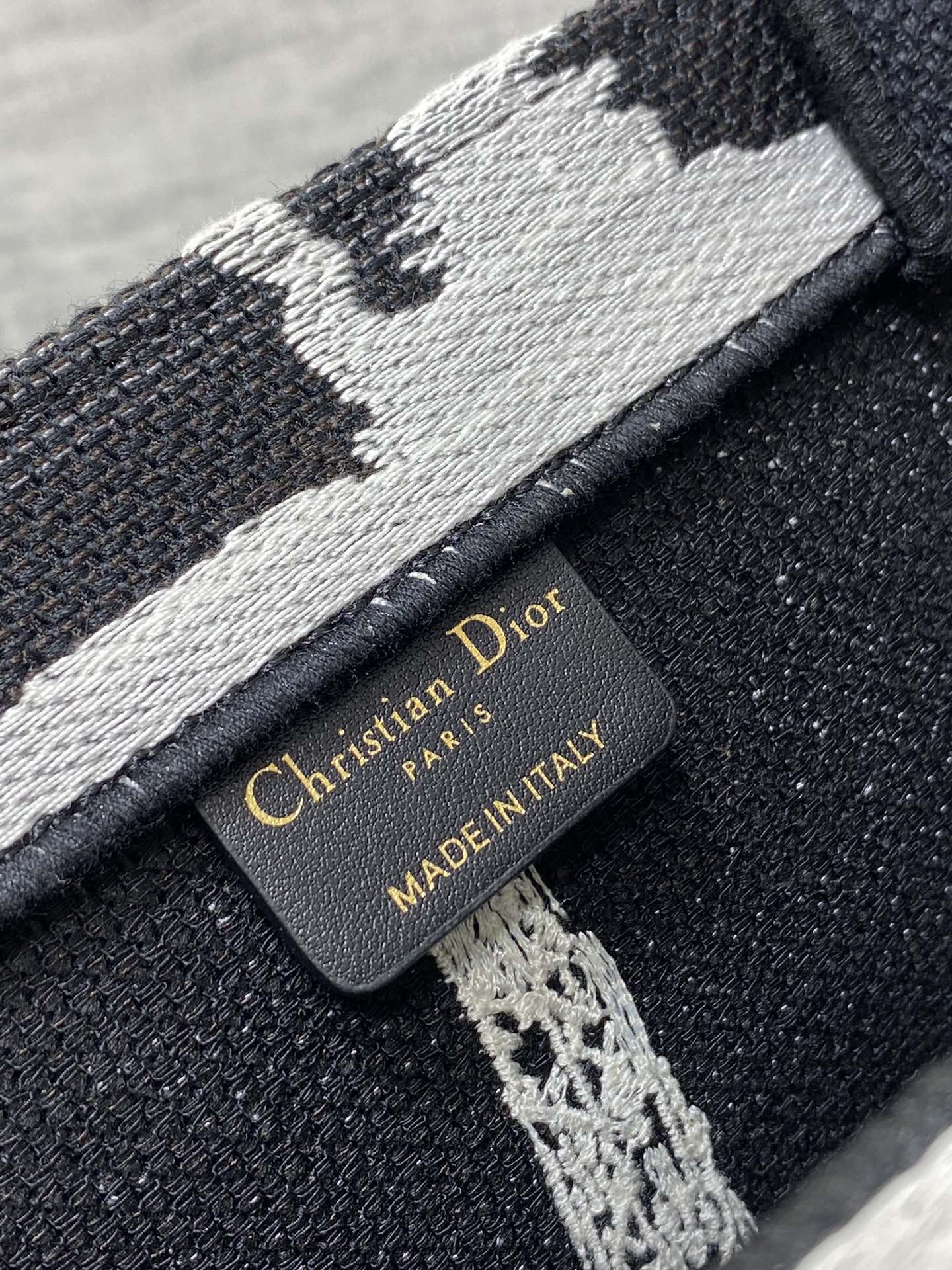 dior マザーズ バッグ激安通販 優雅 ロゴ刺繍 ハンドバッグ トート 大容量 ブラック_8