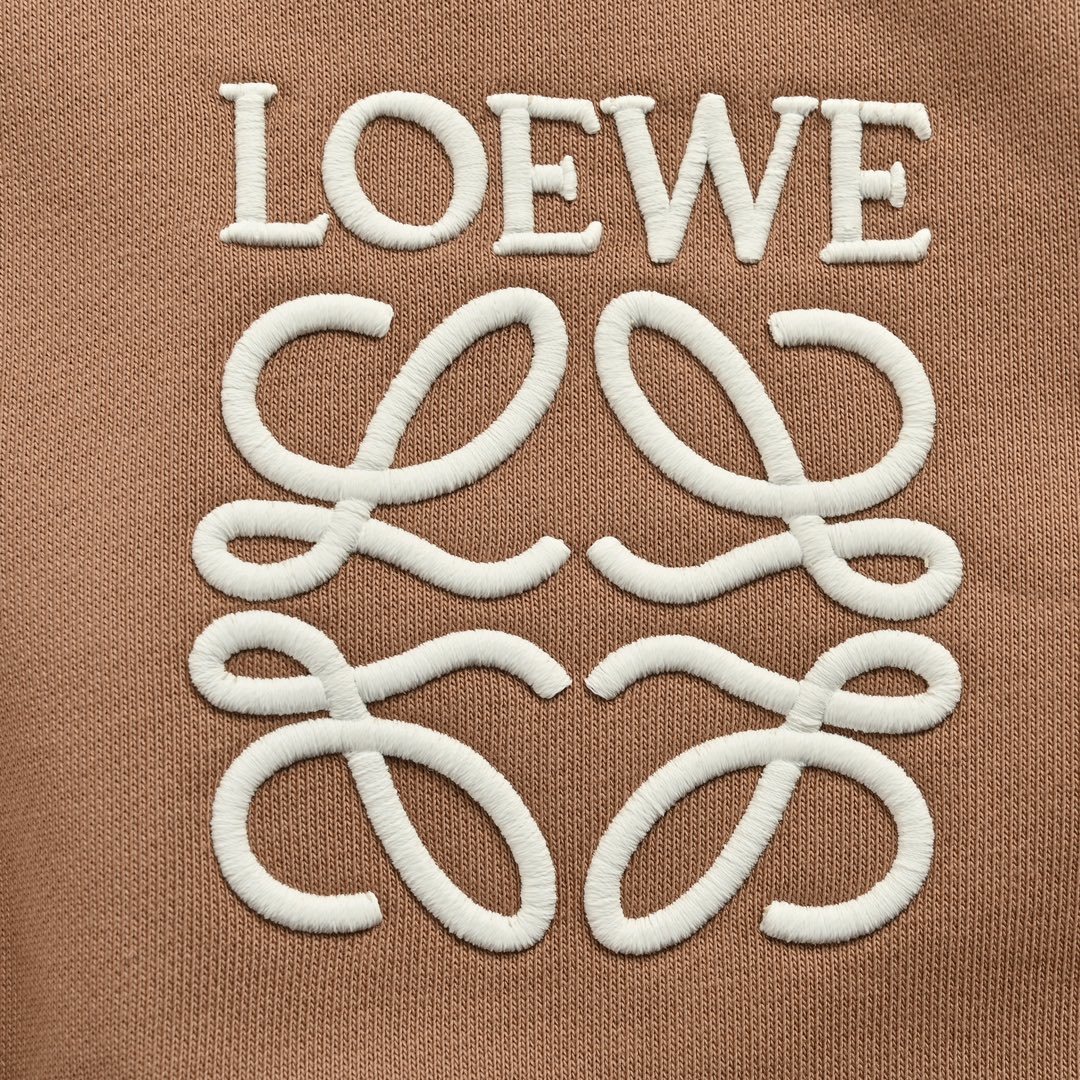 オンライン限定 loewe ボンバー ジャケットコピー トップス アウター ロゴ刺繍 運動 男女兼用 \ブラウン_6