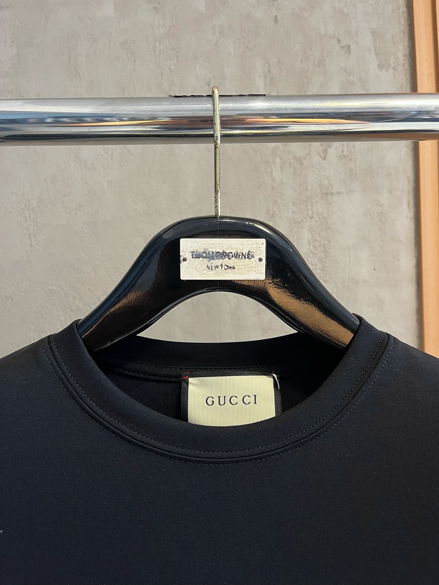 gucci t シャツ メルカリ激安通販 純綿 トップス 長袖 高品質 シンプル ロゴプリント ブラック_6