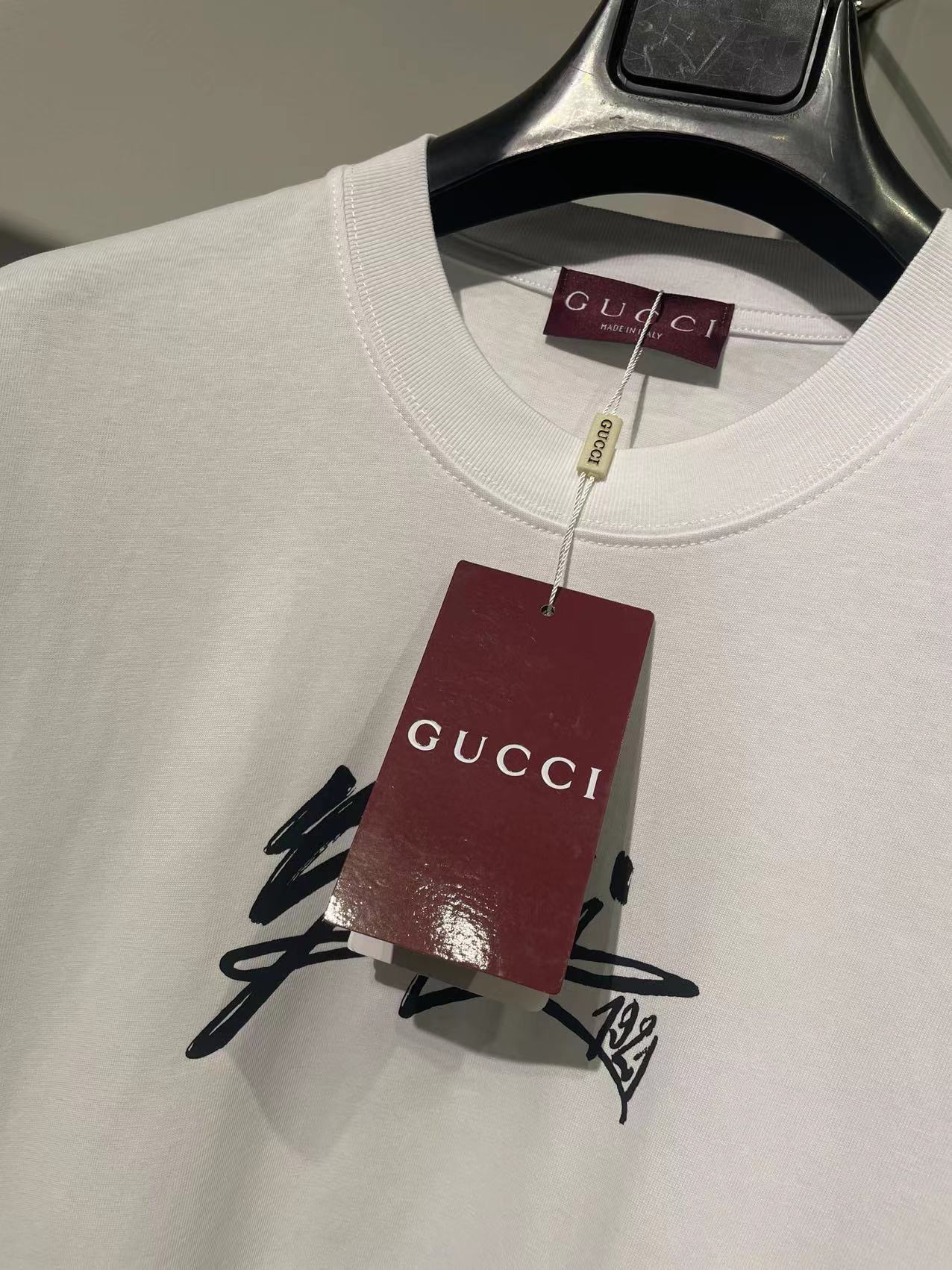 今季のおすすめ gucci t シャツ クマコピー 純綿 トップス 長袖 プリント ゆったり 男女兼用 2色可選_4