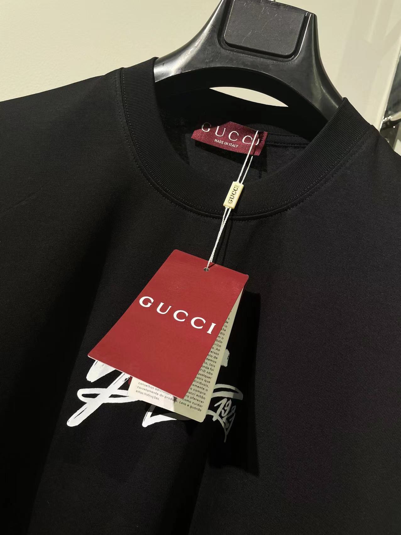 今季のおすすめ gucci t シャツ クマコピー 純綿 トップス 長袖 プリント ゆったり 男女兼用 2色可選_9