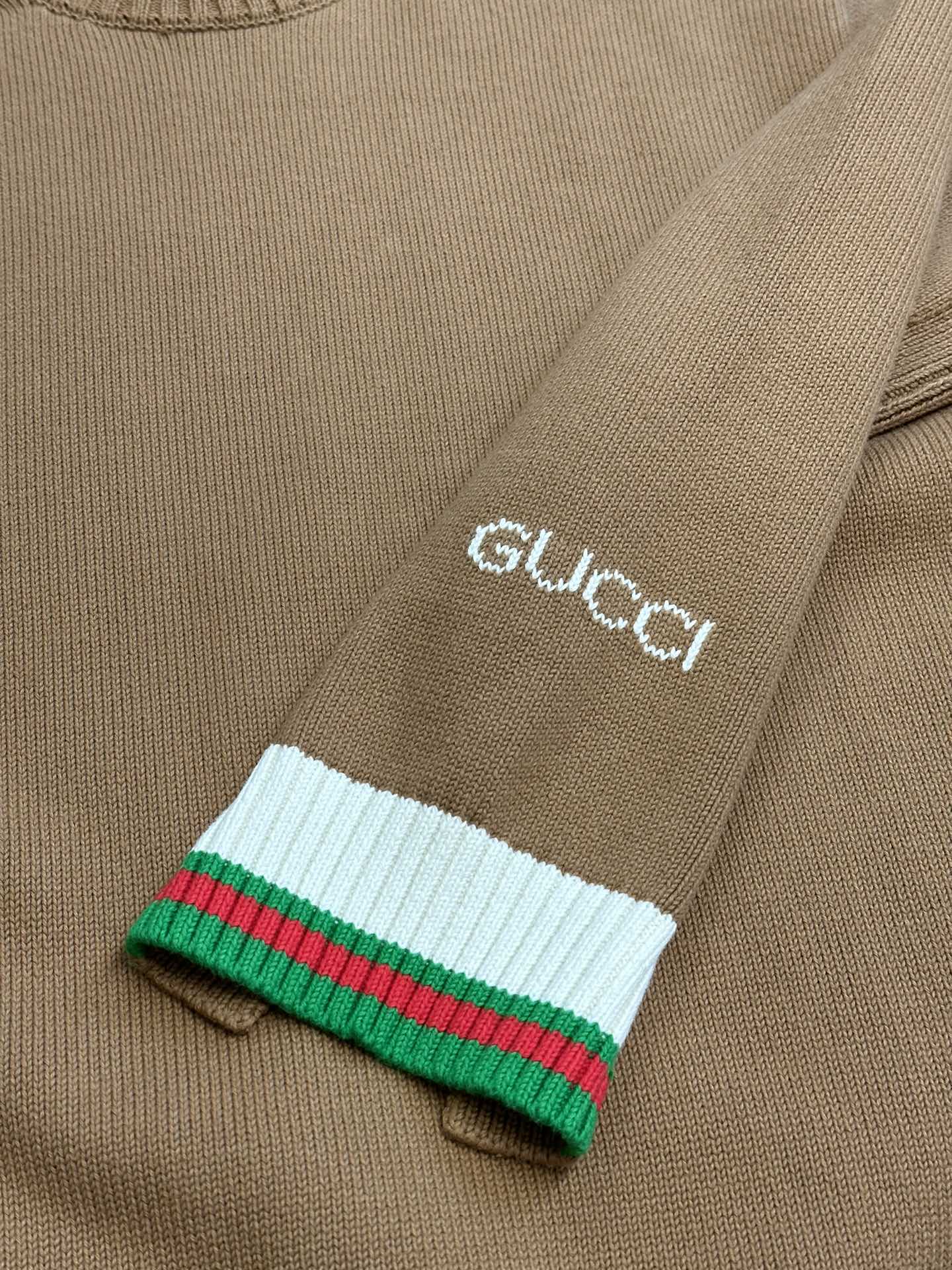 gucci セータースーパーコピー トップス ニット  暖かい 柔軟 触り心地が良い ブラウン_9