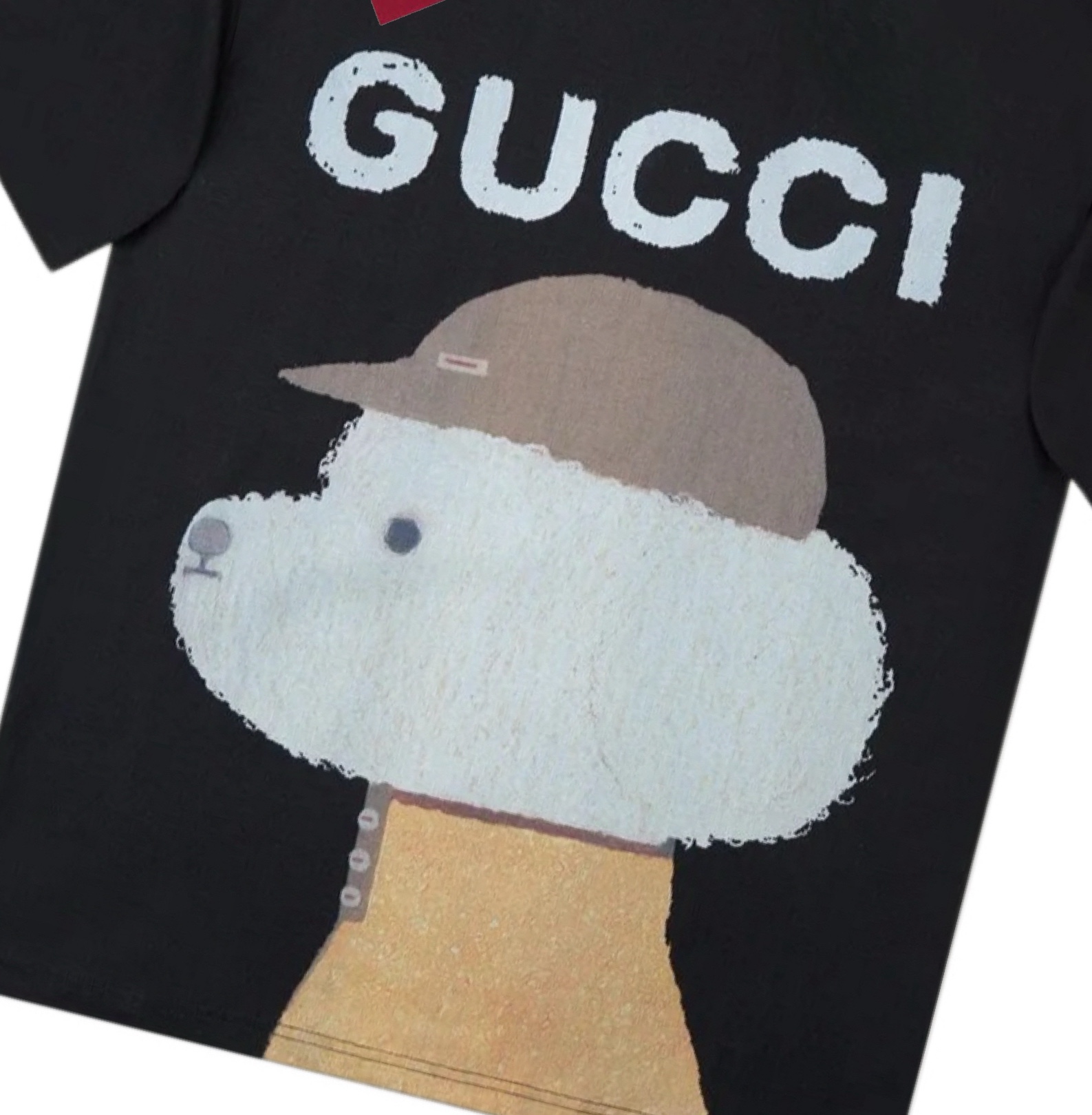 夏新作品 gucci の t シャツ激安通販 半袖トップス プリント 純綿 シンプル ブラック_4