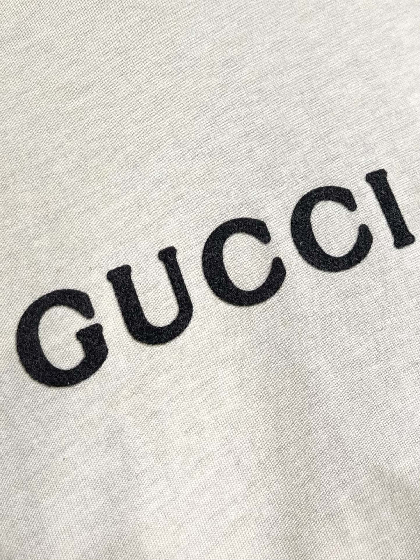 gucci アウトレット t シャツ偽物 純綿 長袖トップス プリント 柔軟 弾性がいい 男女兼用 ホワイト_7