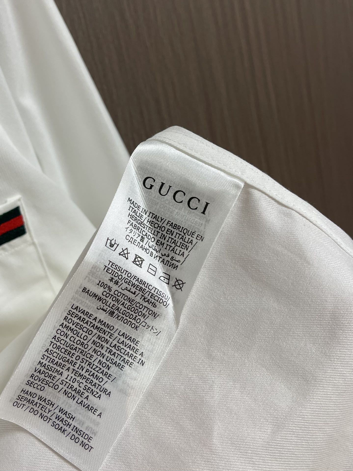 gucci の シャツコピー 純綿 長袖トップス ビジネス 通勤 シンプル 上質 ホワイト_3