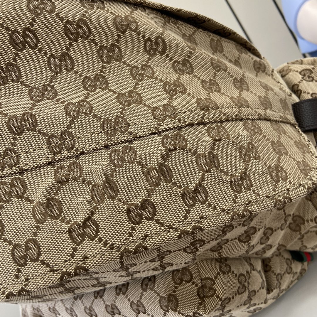 gucci バッグコピー バックバッグ レザー 牛革  シンプル 花柄 大容量 通学 800182 ブラウン_8