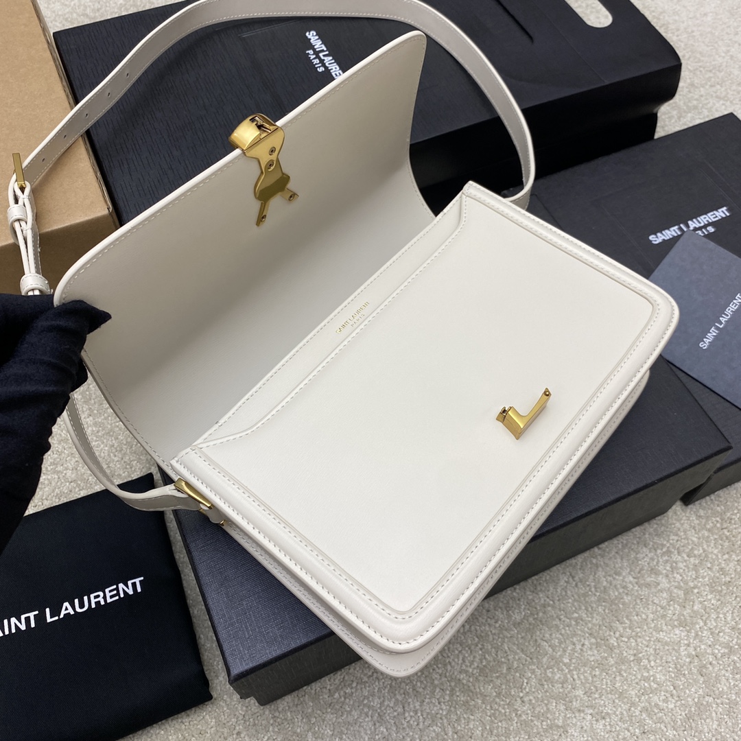 目を引く存在感 ysl バッグＮ級品 牛革 レザー 斜め掛けバッグ ハンドバッグ トート 優雅 634305 ホワイト_7