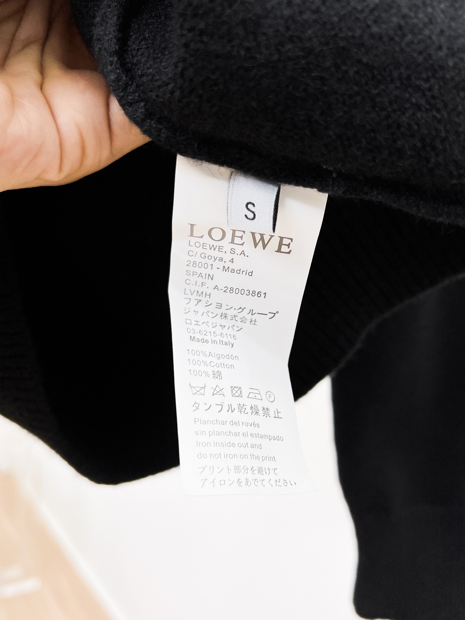 目を引く存在感 loewe セーター偽物 ニット素材 柔らかい トップス ゆったり ロゴ編み ブラック_7