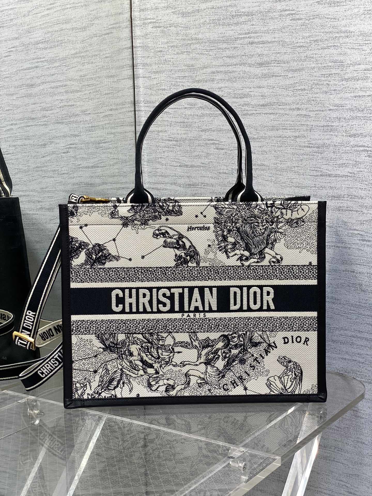 dior クラッチ バッグスーパーコピー ハンドバッグ プリント 実用 シンプル ブラック_1