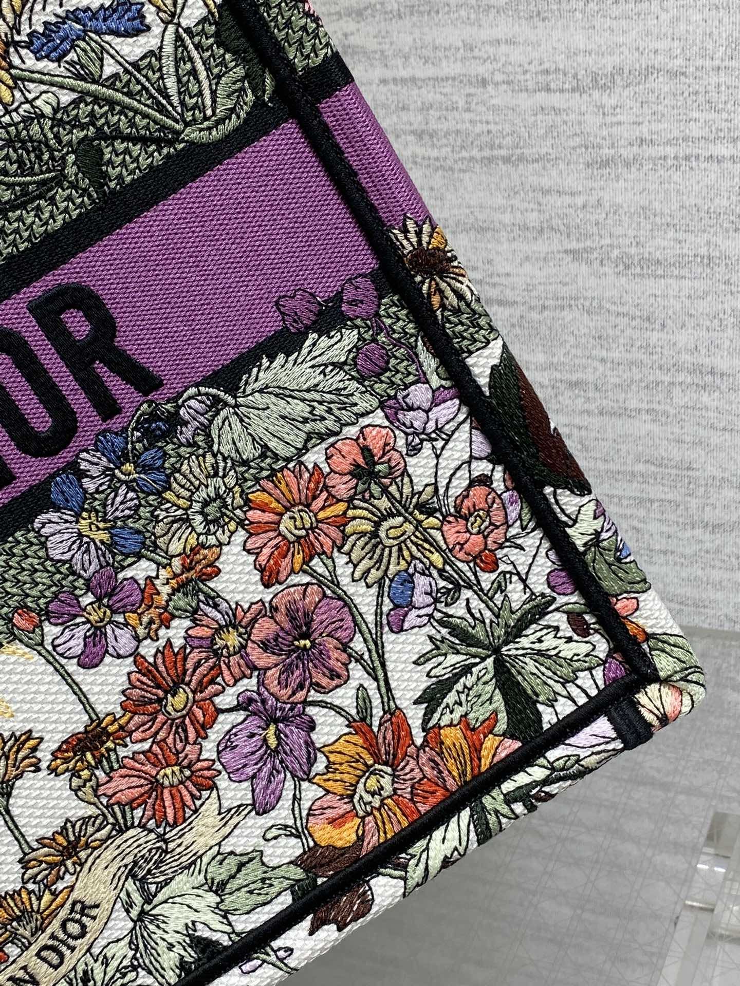 Mサイズ dior ボストン バッグ偽物 ハンドバッグ 斜め掛けバッグ 大容量 優雅 プリント 刺繍 カラフル_3