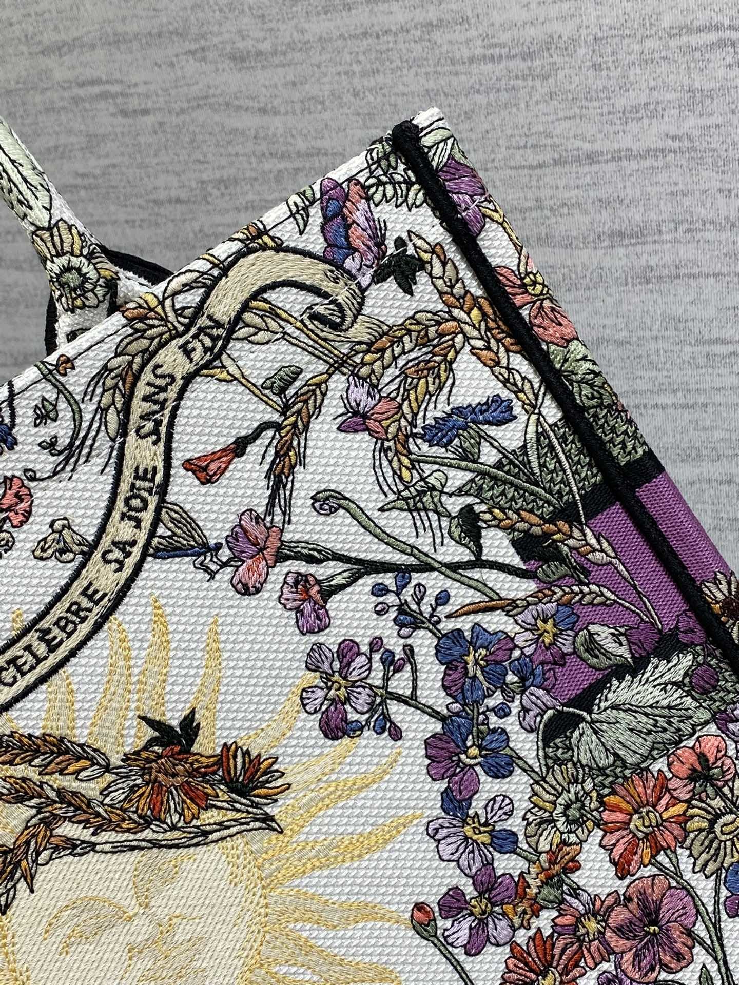 Mサイズ dior ボストン バッグ偽物 ハンドバッグ 斜め掛けバッグ 大容量 優雅 プリント 刺繍 カラフル_5