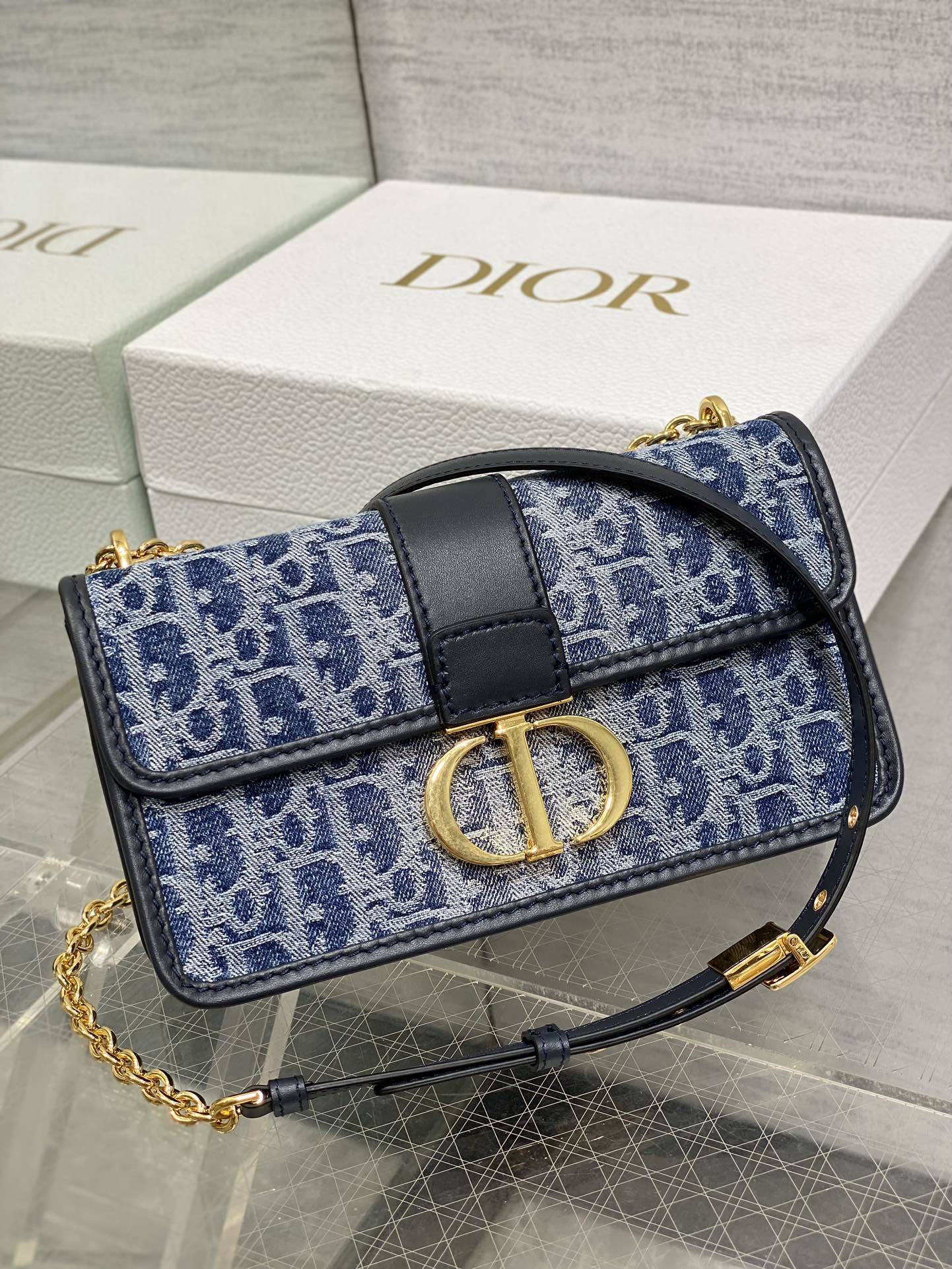 人気流行品 dior バニティ バッグコピー デニム  斜め掛けバッグ カジュアル 日常 実用 ブルー_2