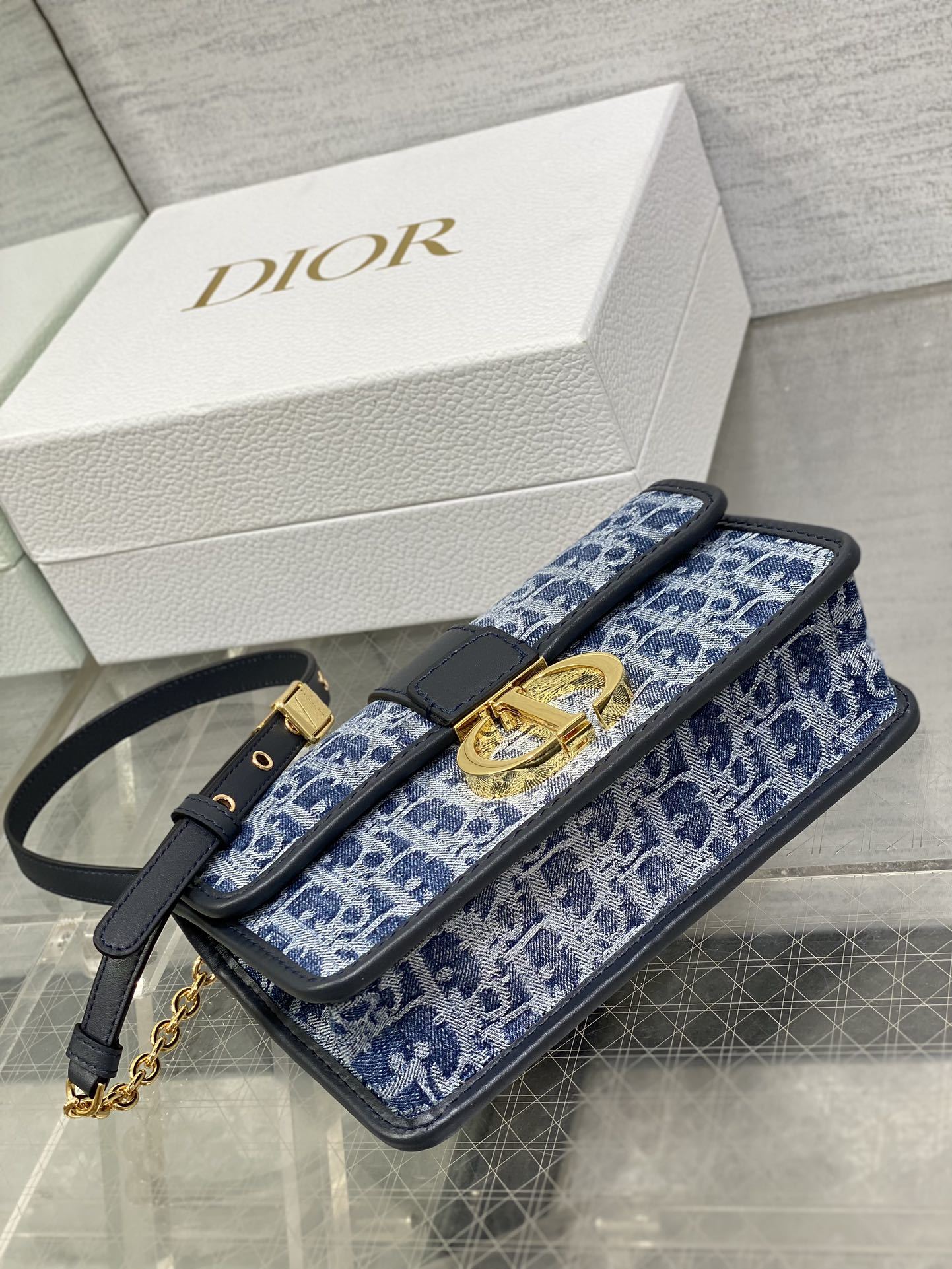 人気流行品 dior バニティ バッグコピー デニム  斜め掛けバッグ カジュアル 日常 実用 ブルー_7