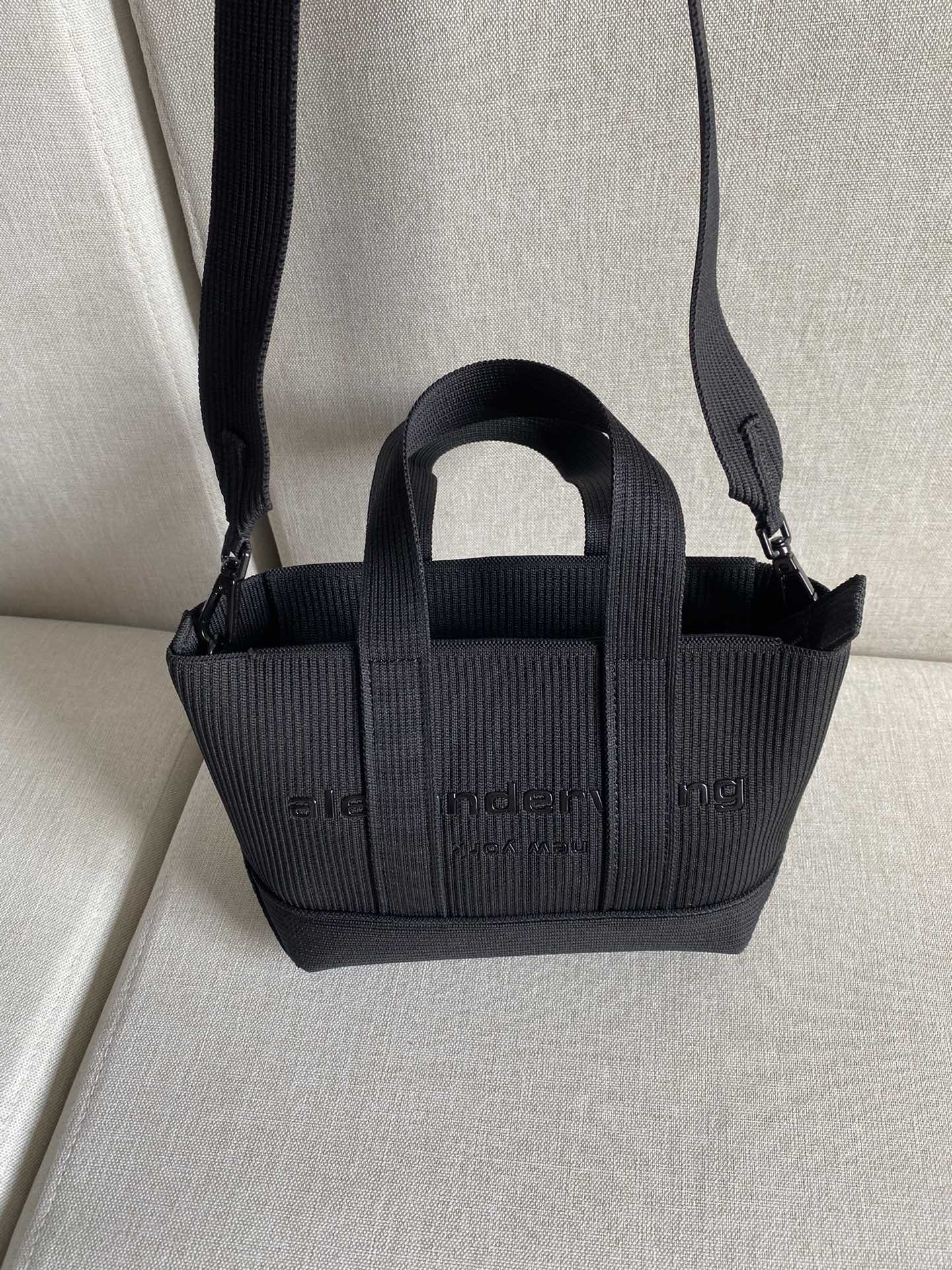 alexander wang トート バッグスーパーコピー ハンドバッグ レザー 柔軟 シンプル ブラック_2