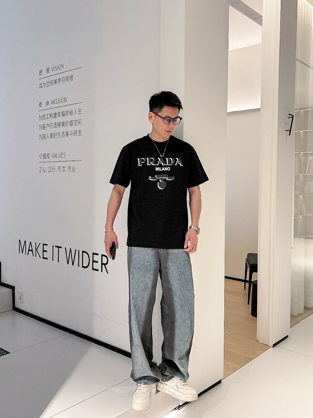 限定の人気 prada t シャツ アウトレット偽物 トップス シンプル 半袖 純綿 ハンサム ブラック_11