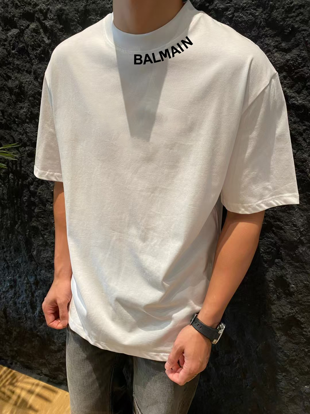 BALMAIN 男女兼用 tシャツ バルマンＮ級品 短袖トップス カラフルのプリント 100％綿 多色可選_3