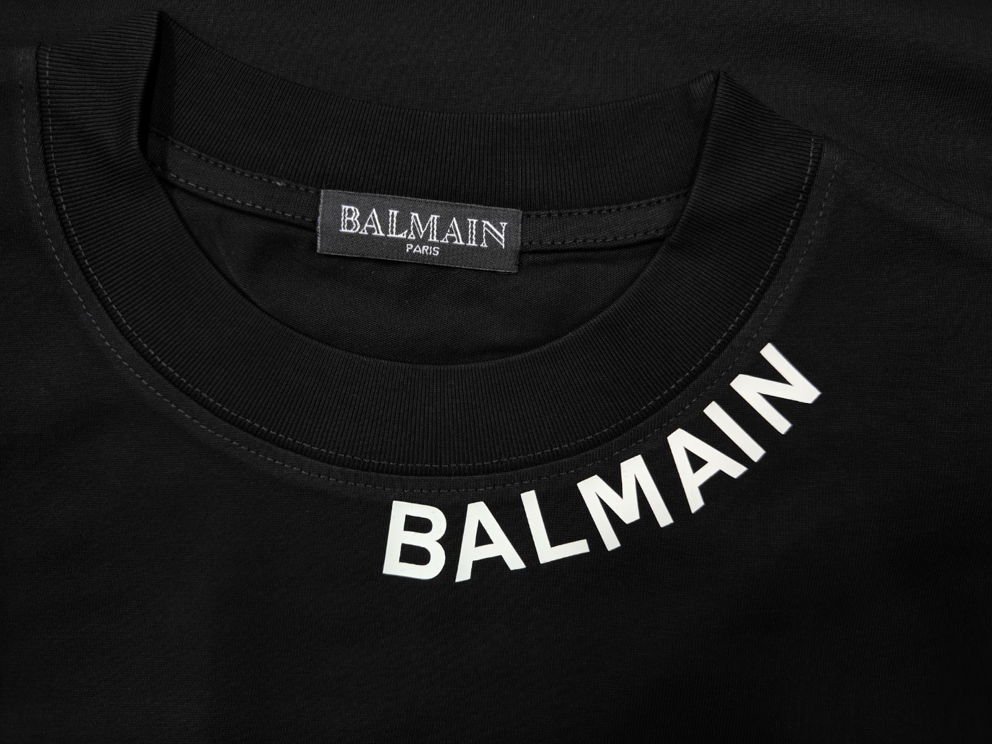 BALMAIN バルマン ティシャツ激安通販 短袖トップス カラフルのプリント 100％綿 男女兼用 ブラック_6