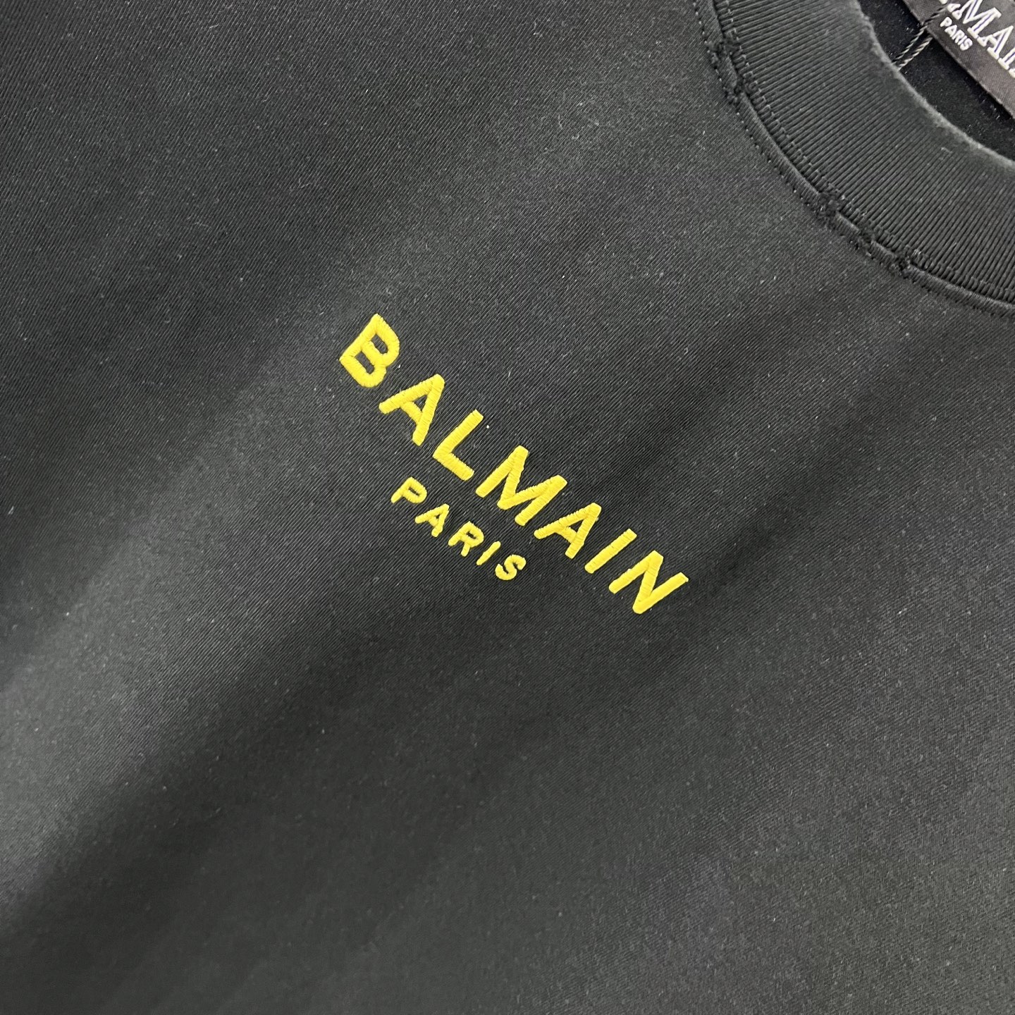 BALMAIN 1万 tシャツ ブランド偽物 半袖 プリント トップス 純綿 柔軟 男女兼用 ゆったり ブラック_6